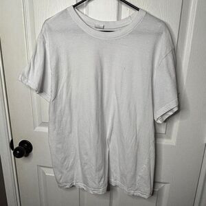 Spirit Halloween XL Plain Unisex White T-Shirt